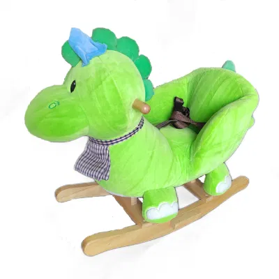 Brinquedo de cavalo para cadeira de balanço de pelúcia de animais de pelúcia por atacado para crianças