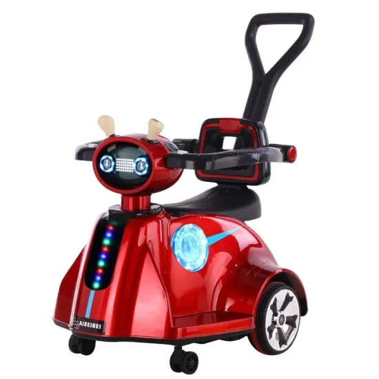 Carro deslizante infantil colorido e barato passeio de carro giratório para bebês em brinquedos
