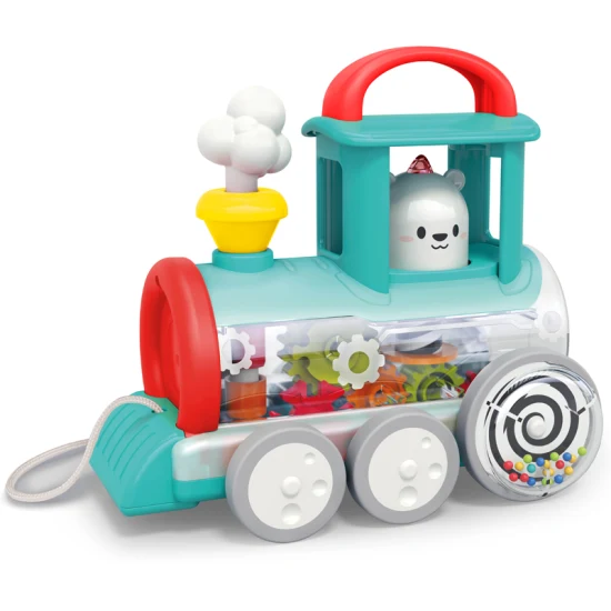 Novo melhor push along trem carro de brinquedo veículo elétrico produtos para bebês atacado pequenos brinquedos para bebês crianças brinquedos educativos de plástico