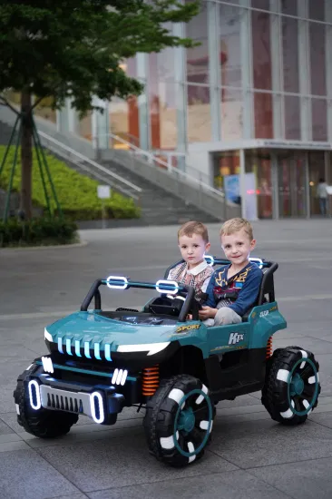 2023 novo tamanho grande 12v 7a 2 assentos carro elétrico crianças fora da estrada grande bateria crianças bebê brinquedo carro passeio no carro para crianças dirigir