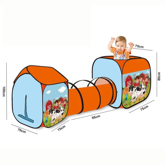 Piscina de bolinhas infantis finge brincar em casa para crianças para ambientes internos e externos
