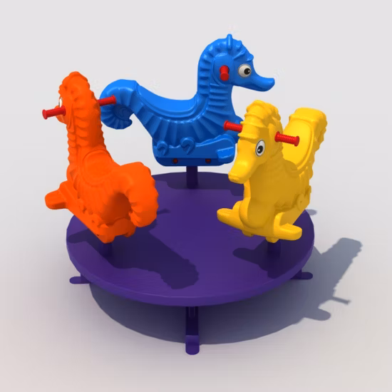 Cavalo de balanço de plástico para crianças